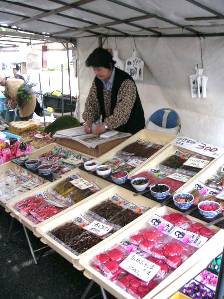 Takayama Jinya morning market June2006